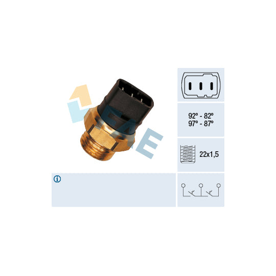 38150 Temperature Switch, radiator fan