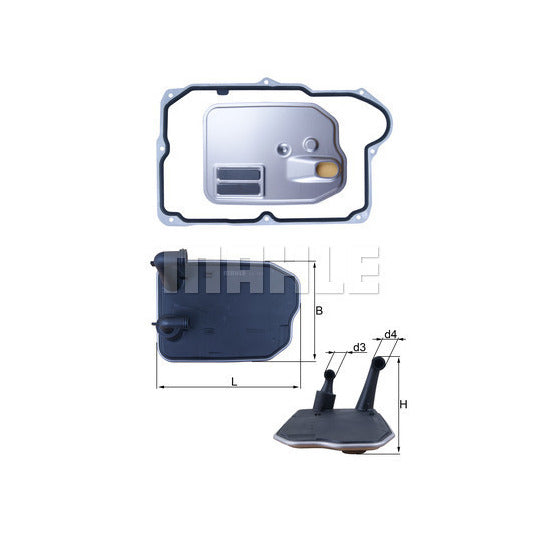 HX 161D Hydraulic Filter, automatic transmission