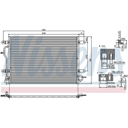 94583 Condenser, air conditioning