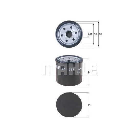 OC 1253 Oil filter