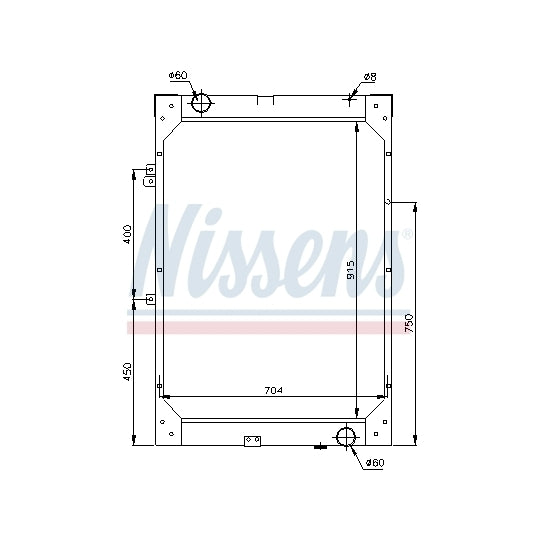 62871 Radiator, engine cooling