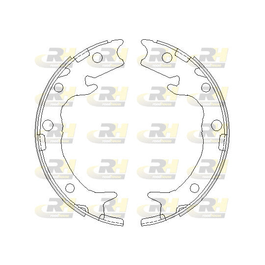 4737.00 Brake Shoe Set, parking brake