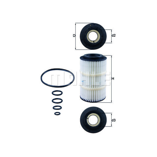 OX 345/7D Oil filter