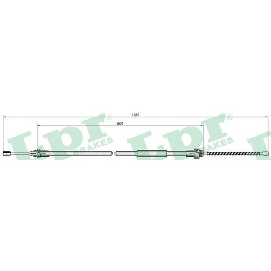 C0682B Cable, parking brake