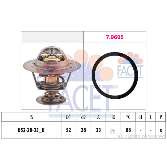 7.8412 Thermostat, coolant