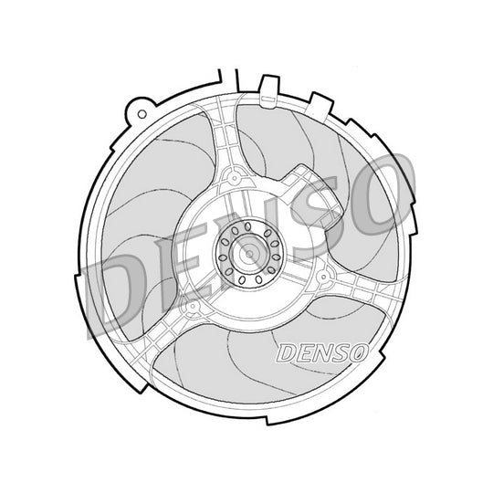 DER09060 Fan, radiator