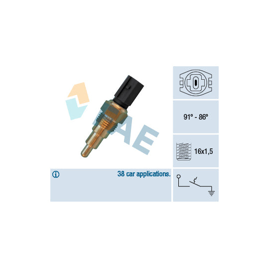 36670 Temperature Switch, radiator fan