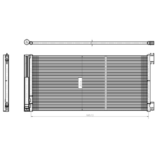 350429 Condenser, air conditioning