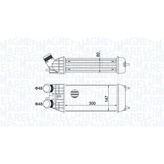 351319204470 Intercooler, charger