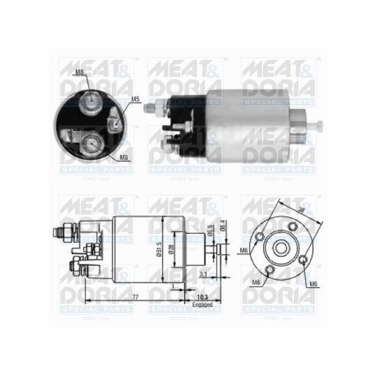 46058 Solenoid Switch, starter