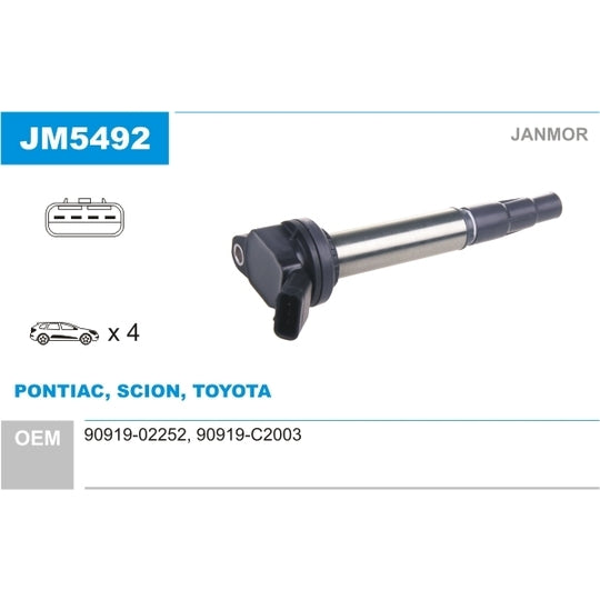 JM5492 Ignition coil
