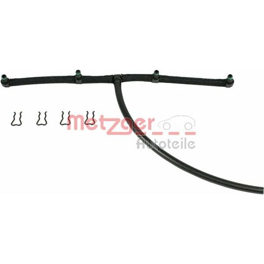 0840021 Hose, fuel overflow