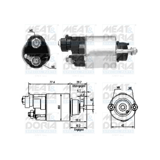 46173 Solenoid Switch, starter