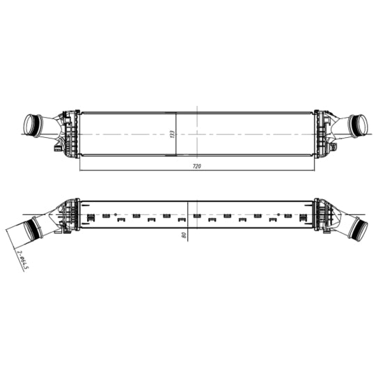 309048 Intercooler, charger