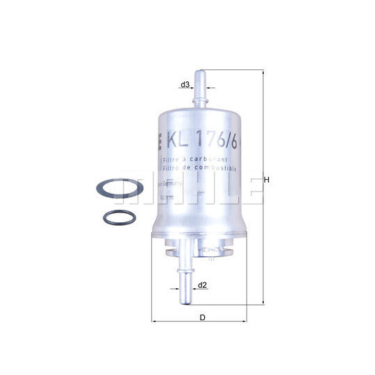 KL 176/6D Fuel filter