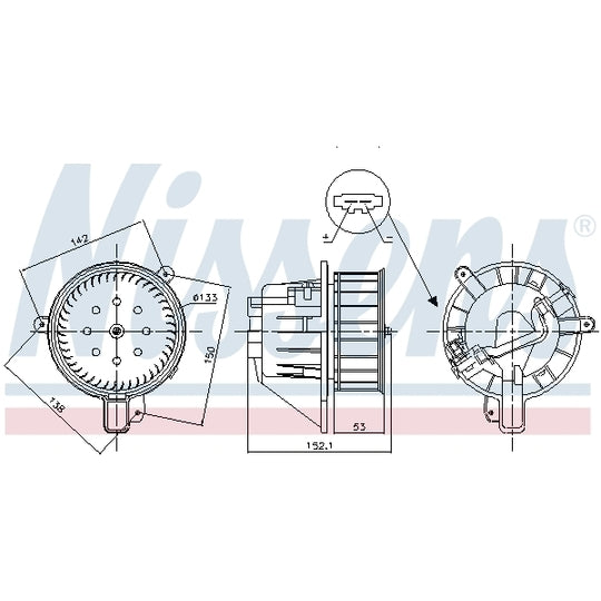 87547 Interior Blower