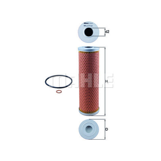 OX 147D Oil filter