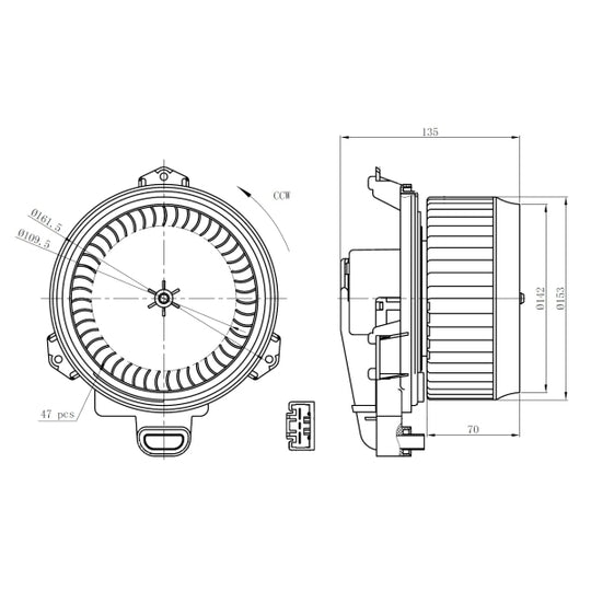 34296 Interior Blower