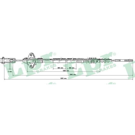 C0234C Clutch Cable