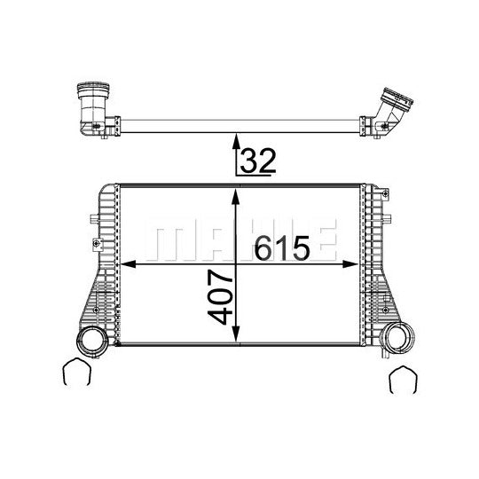 CI 83 000S Intercooler, charger