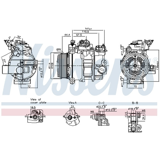 890793 Compressor, air conditioning