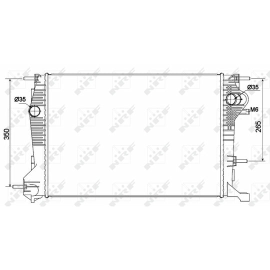 53136 Radiator, engine cooling