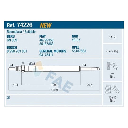 74226 Glow Plug