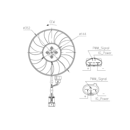 47969 Fan, radiator