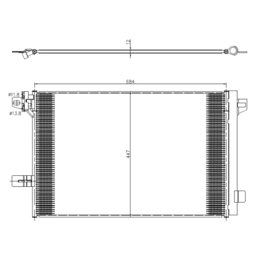 350369 Condenser, air conditioning