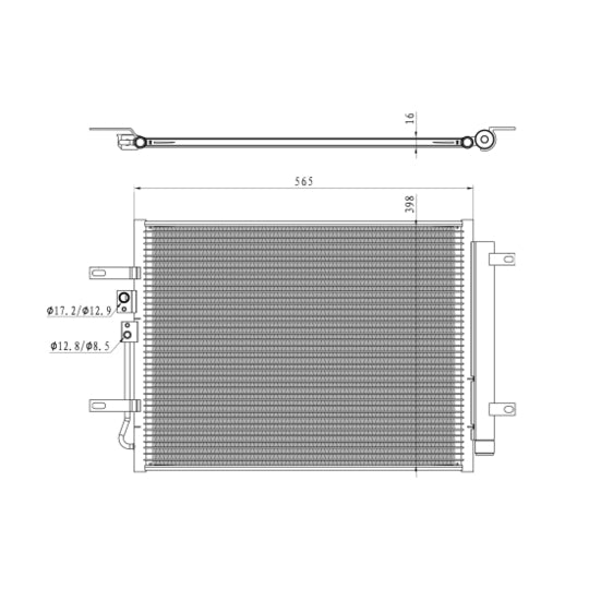 350471 Condenser, air conditioning