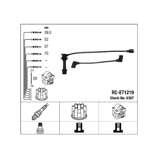 6367 Ignition Cable Kit