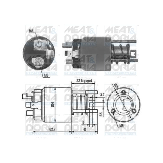 46111 Solenoid Switch, starter