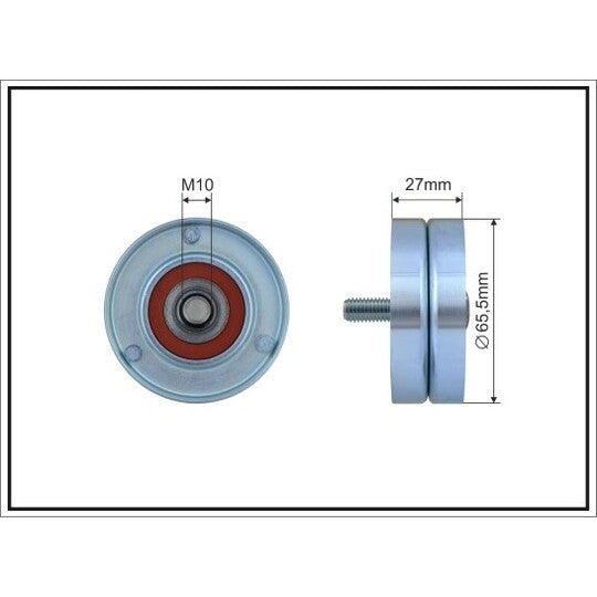 396-95 Tensioner Pulley, v-ribbed belt