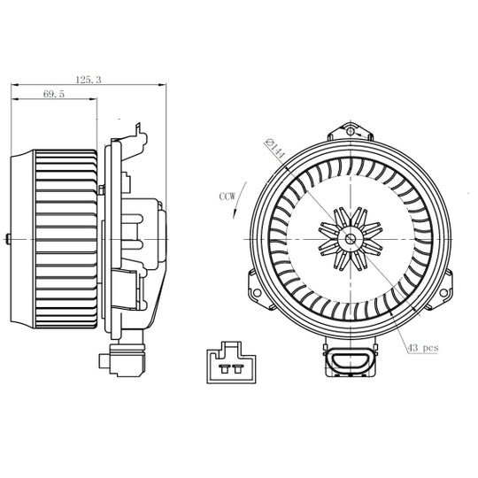 34268 Interior Blower