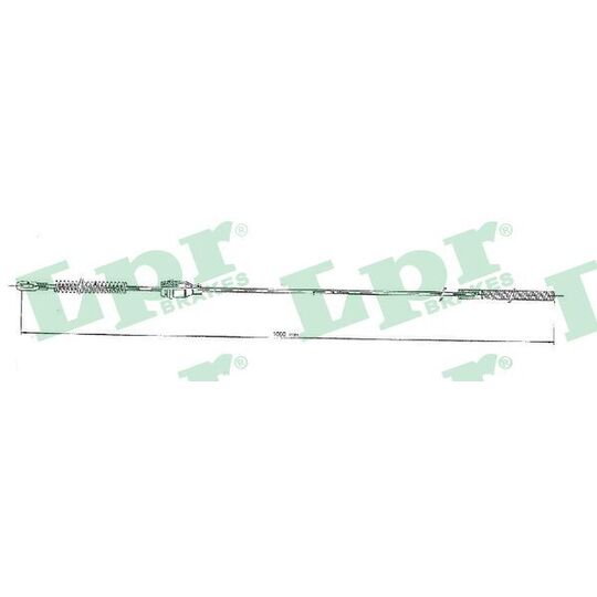C0548B Cable, parking brake