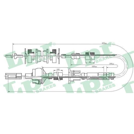 C0173C Clutch Cable