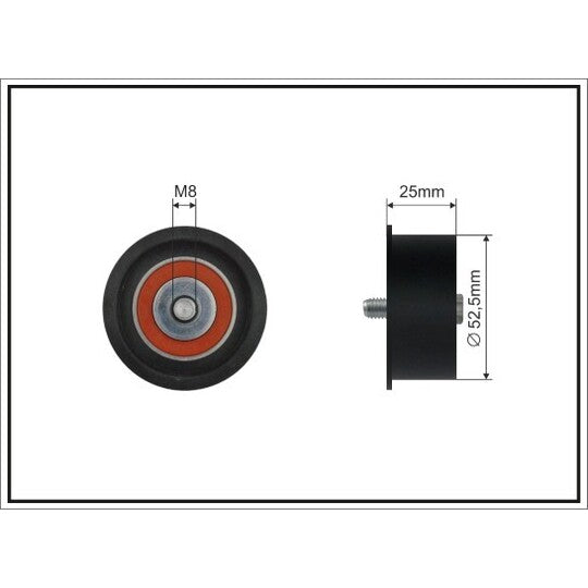 500101 Tensioner Pulley, timing belt