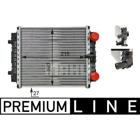 CR 80 000P Radiator, engine cooling