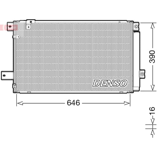 DCN50049 Condenser, air conditioning
