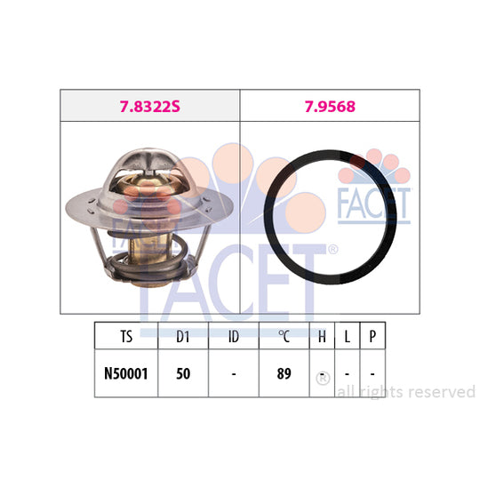7.8322 Thermostat, coolant
