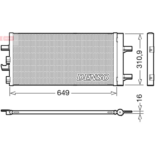 DCN05104 Condenser, air conditioning