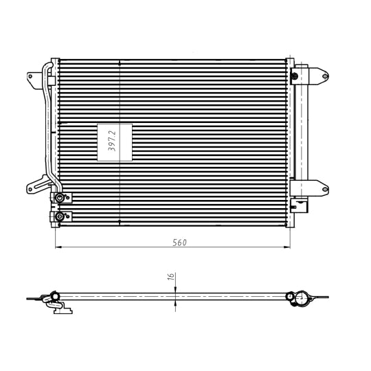 350507 Condenser, air conditioning