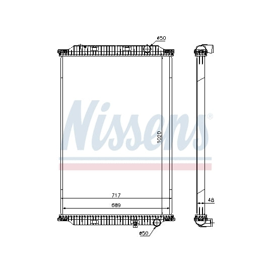 637780 Radiator, engine cooling