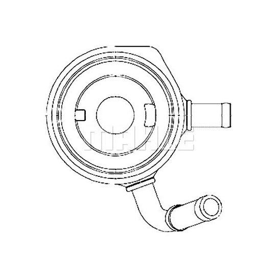 CLC 195 000S Oil Cooler, engine oil