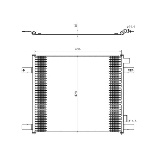 350505 Condenser, air conditioning