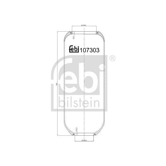 107303 Bellow, air suspension