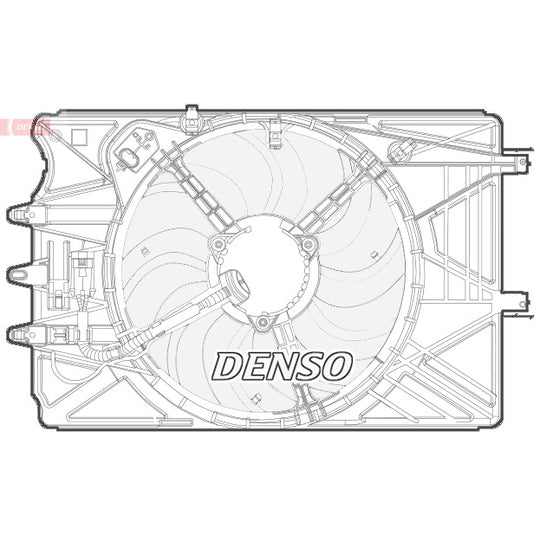 DER09070 Fan, radiator