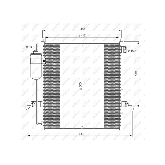 35871 Condenser, air conditioning