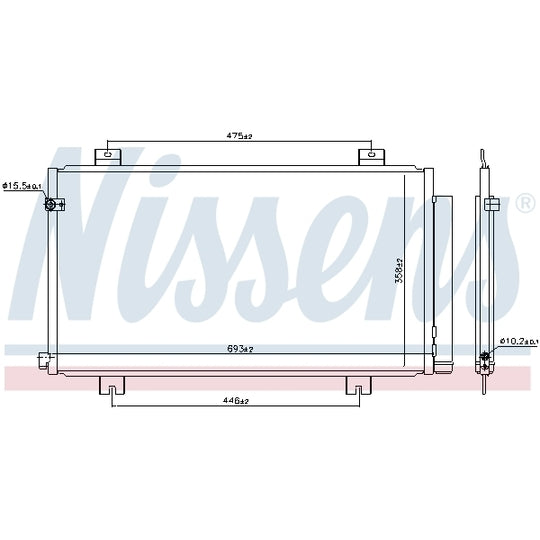 941180 Condenser, air conditioning