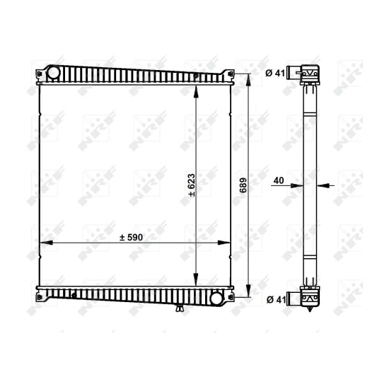 59212 Radiator, engine cooling